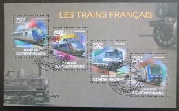 Potovn znmky SAR 2014 Francouzsk lokomotivy Mi# 4755-58 Kat 14