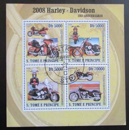 Potovn znmky Svat Tom 2008 Harley Davidson Mi# 3297-3300 Kat 12