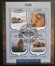 Poštovní známky Sierra Leone 2016 Tuleni Mi# 7583-86 Kat 11€