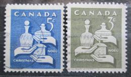 Poštovní známky Kanada 1965 Vánoce Mi# 387-88