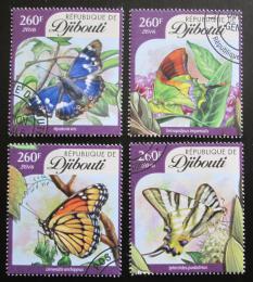 Poštovní známky Džibutsko 2016 Motýli Mi# 824-27 Kat 12€