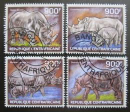 Poštovní známky SAR 2014 Nosorožci Mi# 4715-18 Kat 16€