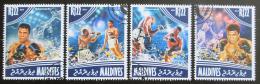 Poštovní známky Maledivy 2014 Box, Muhammad Ali Mi# 5279-82 Kat 11€