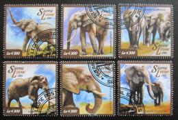 Poštovní známky Sierra Leone 2015 Sloni Mi# 6034-39 Kat 11.50€