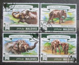 Poštovní známky Maledivy 2015 Sloni Mi# 5629-32 Kat 11€