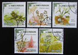 Poštovní známky Svatý Tomáš 2009 Léèivé rostliny Mi# 4236-40