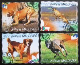 Poštovní známky Maledivy 2014 Psi Mi# 5410-13