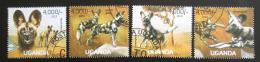 Poštovní známky Uganda 2013 Pes hyenovitý Mi# 3050-53 Kat 19€