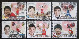 Poštovní známky Guinea-Bissau 2009 Vzpírání Mi# 4011-16