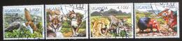 Poštovní známky Uganda 2012 Ohrožené druhy Mi# 2800-03 Kat 13€