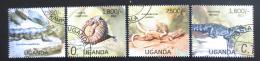 Poštovní známky Uganda 2013 Plazi Mi# 3025-28 Kat 22€