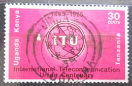 Poštovní známka K-U-T 1965 ITU, 100. výroèí Mi# 140