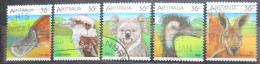 Potovn znmky Austrlie 1986 Australsk fauna Mi# 988-92