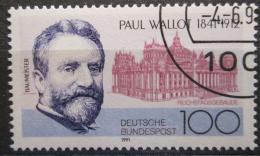 Poštovní známka Nìmecko 1991 Paul Wallot, architekt Mi# 1536