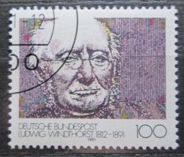 Poštovní známka Nìmecko 1991 Ludwig Windthorst, politik Mi# 1510