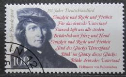 Poštovní známka Nìmecko 1991 August von Fallersleben, básník Mi# 1555