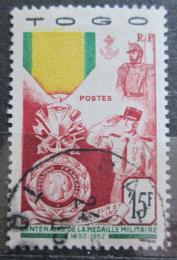 Poštovní známka Togo 1952 Vojenská medaile Mi# 219 Kat 7€
