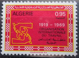 Poštovní známka Alžírsko 1969 ILO, 50. výroèí Mi# 526