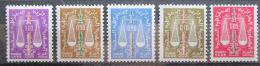 Poštovní známky Alžírsko 1963 Váhy, doplatní Mi# 59-63