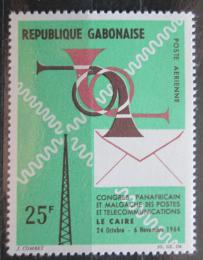 Potovn znmka Gabon 1964 Kongres Africk potovn unie Mi# 208