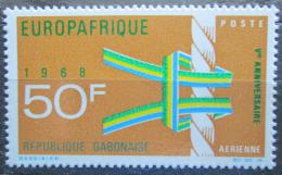 Potovn znmka Gabon 1968 EUROPAFRIQUE Mi# 304 - zvtit obrzek