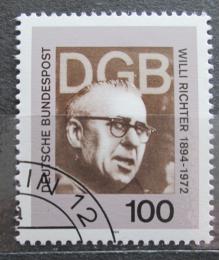 Poštovní známka Nìmecko 1994 Willi Richter, politik Mi# 1753