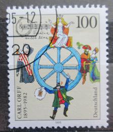 Poštovní známka Nìmecko 1995 Carl Orff, skladatel Mi# 1806