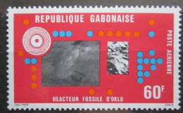 Potovn znmka Gabon 1976 Reaktor Oklo Mi# 613