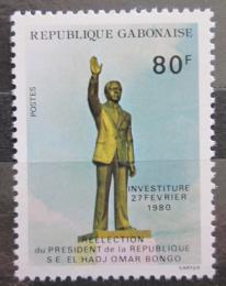 Poštovní známka Gabon 1980 Socha prezidenta Bongo Mi# 722