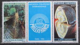 Poštovní známky Gabon 1982 Výstava PHILEXFRANCE Mi# 822-23