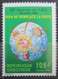 Poštovní známka Gabon 1984 Den pošty Mi# 920