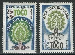 Poštovní známky Togo 1960 Rok uprchlíkù Mi# 283-84