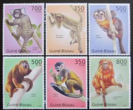 Poštovní známky Guinea-Bissau 2010 Opice Mi# 5017-22 Kat 13€