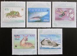 Poštovní známky Guinea-Bissau 2010 Fauna, WWF Mi# 4810-14 Kat 13€