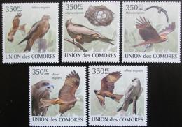Potovn znmky Komory 2009 Ptci Mi# 2382-86 Kat 9
