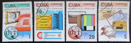 Potovn znmky Kuba 1983 Svtov rok komunikace Mi# 2772-73,2775-76