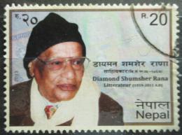 Poštovní známka Nepál 2013 Diamond Shumsher Rana, spisovatel Mi# 1098