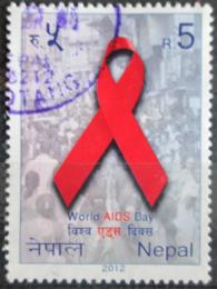 Poštovní známka Nepál 2012 Svìtový den AIDS Mi# 1061
