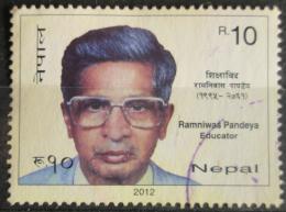 Poštovní známka Nepál 2012 Ramniwas Pandeya, pedagog Mi# 1073