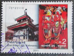 Poštovní známka Nepál 2011 Bhat Bhateni Mai, Kathmandu Mi# 1031