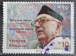 Poštovní známka Nepál 2012 Premiér Girija Prasad Koirala Mi# 1046