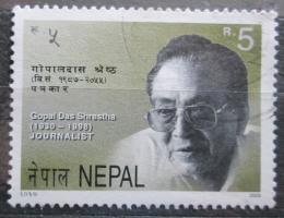 Potovn znmka Nepl 2003 Gopal Das Shrestha, novin Mi# 769 - zvtit obrzek