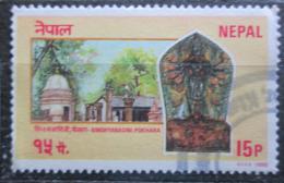 Potovn znmka Nepl 1988 Bindhyabasini Temple Mi# 493 - zvtit obrzek