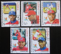Poštovní známky Kuba 2002 Baseball Mi# 4467-71 Kat 6€
