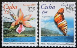 Potovn znmky Kuba 2001 Flra a fauna Mii# 4378-79