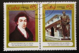 Poštovní známky Kuba 1999 Simón Bolívar Mi# 4196-97