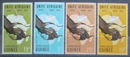 Potovn znmky Guinea 1963 Konference Addis-Abeba Mi# 200-03 - zvtit obrzek