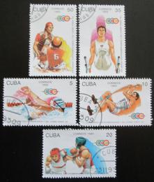 Potovn znmky Kuba 1993 Karibsk hry Mi# 3711-15