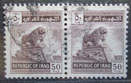 Poštovní známky Irák 1963 Babylonský lev, pár Mi# 361
