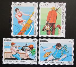 Potovn znmky Kuba 1990 Sportovn turistika Mi# 3398-3401